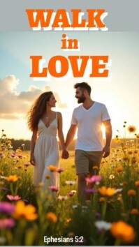 Joyful Walk In Love Instagram Reel template