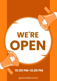 Joyful We Are Open A6 template