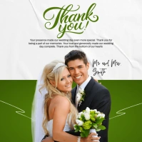 Joyful Wedding Thanksgiving Square (1:1) template