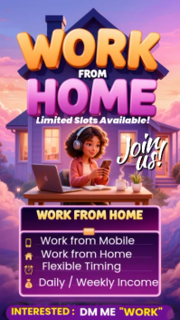Viola Remote Work Opportunities Instagram Story Template
