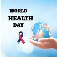 Joyful World Health Day Instagram Post template