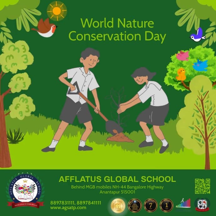 Joyful World Nature Conservation Day Instagra Template | PosterMyWall