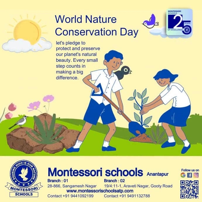 Joyful World Nature Conservation Day Instagra Template | PosterMyWall