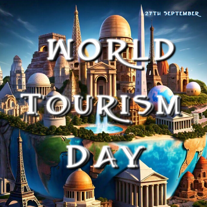 Joyful World Tourism Day September 27 Instagr Template | PosterMyWall