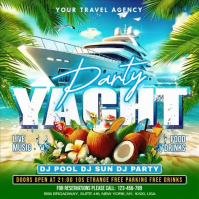 Yacht Party Post Instagram Template