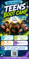 Youth Camp Roll Up Banner 3' × 6' Template
