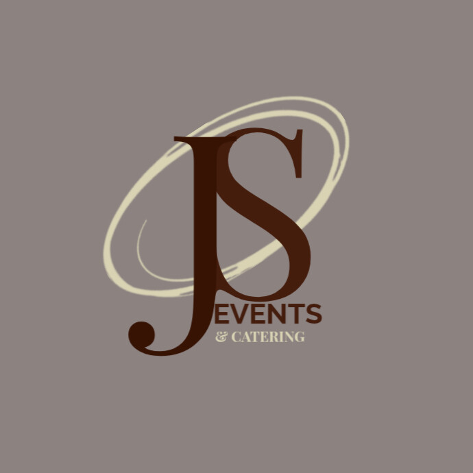 JS Grey Professional Catering And Events  Logo template