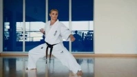 judo karate training center video YouTube-Miniaturansicht template