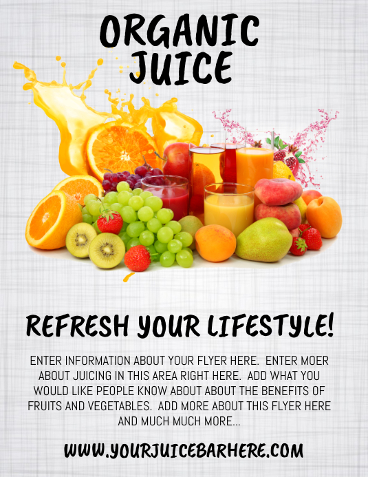 Copy of JUICE BAR PosterMyWall