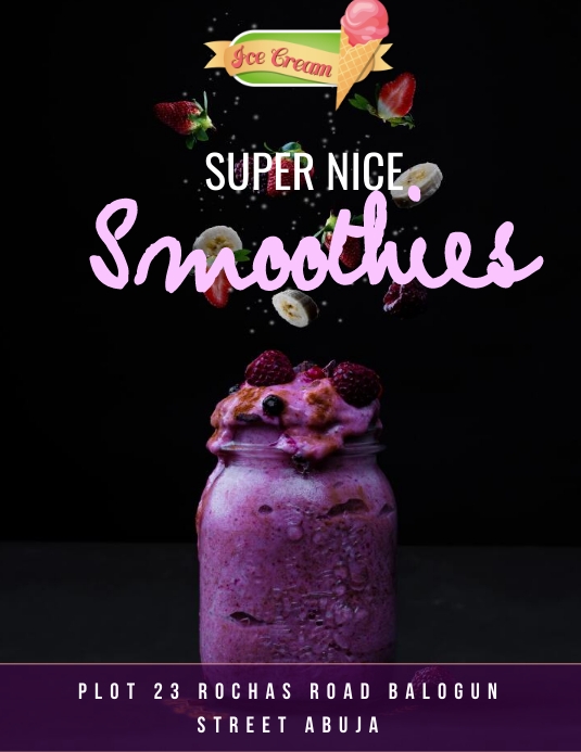 Juice Flyer (Letter pang-US) template
