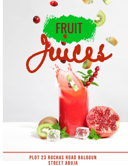 Copy of Juice | PosterMyWall