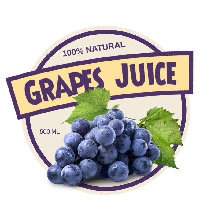 Juice Label Template - Juice Label Design Logotyp