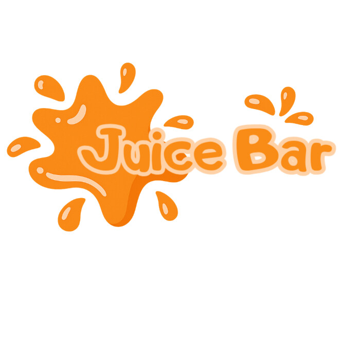 Juice Smoothie Bar Logo โลโก้ template