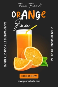 juice1 Poster template
