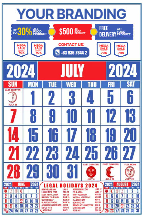 July 2024 Poster template