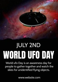 july 2nd world ufo day A6 template