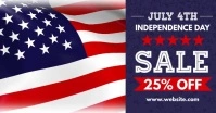 July 4th Facebook Shared Image template