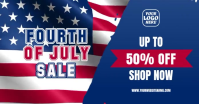 July 4th Sale Design Image partagée Facebook template