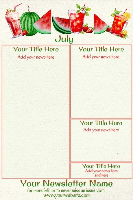 Plantilla de July Calendar by Paula | PosterMyWall