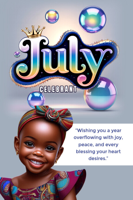 July celebrant Iphosta template