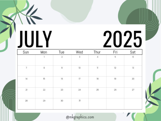 Copy of July | PosterMyWall