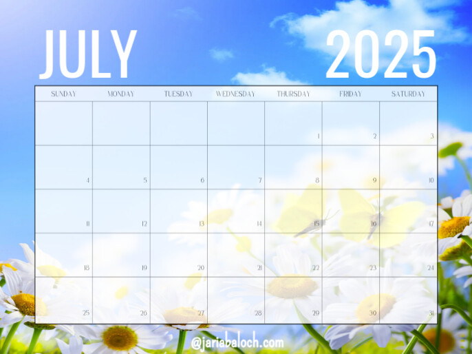 July Template | PosterMyWall