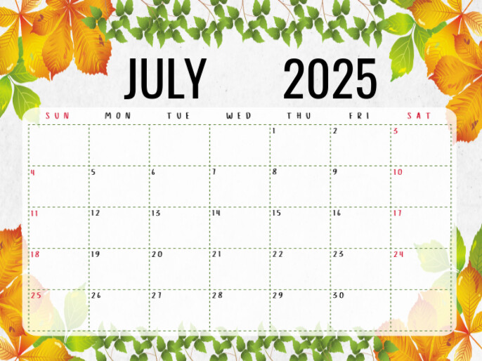 July Présentation template