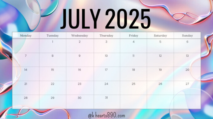 July Template | PosterMyWall