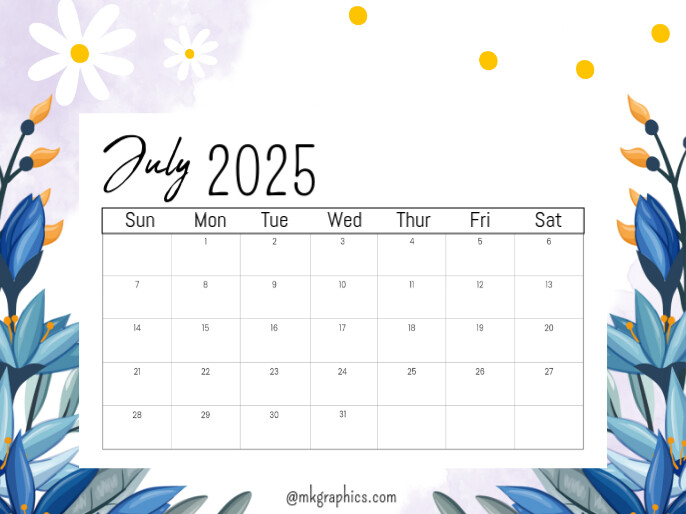 July Template | PosterMyWall