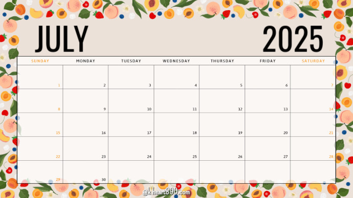 July Template | PosterMyWall