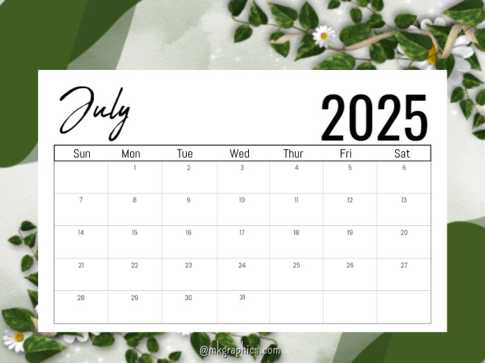 July Template | PosterMyWall