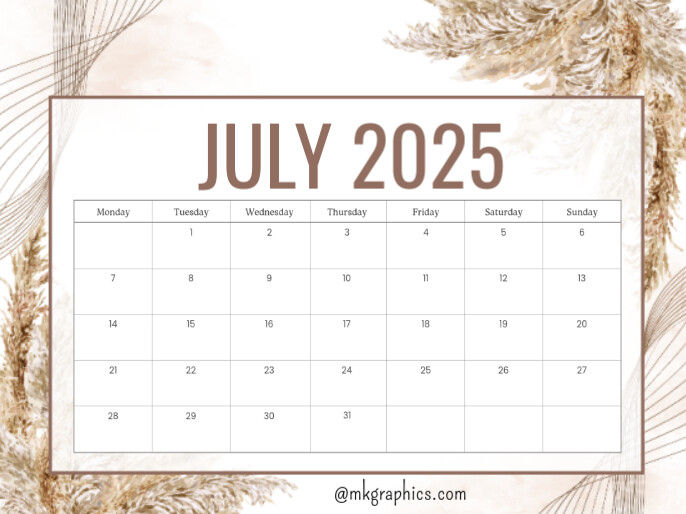 July Template | PosterMyWall