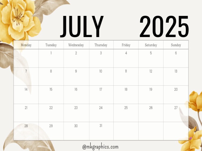 July Template | PosterMyWall