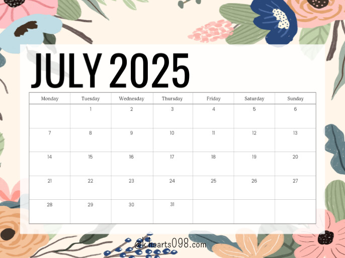 July Template | PosterMyWall