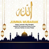 jumma , jumma Mubarak,juma mubarak Pos Instagram template