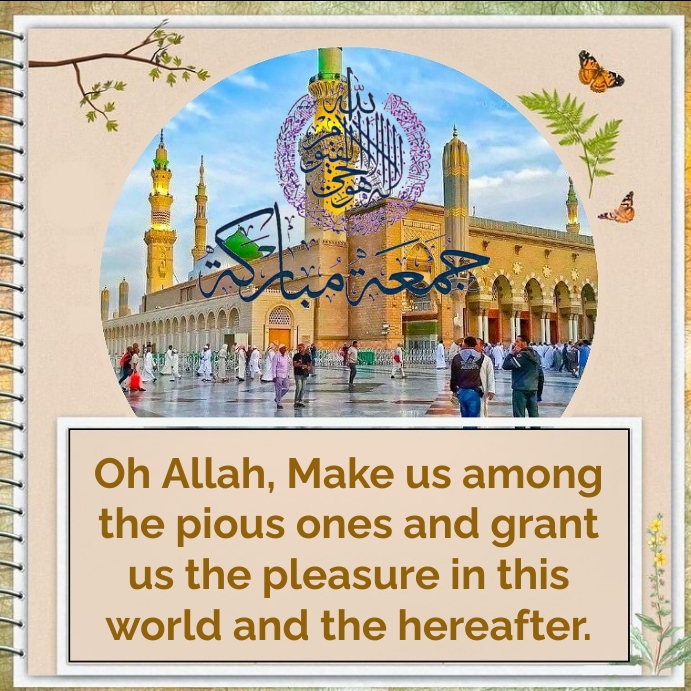 Juma mubarak template design Instagram Post
