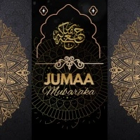 jumaa mubaraka Pos Instagram template