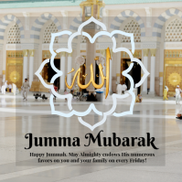 jumma , juma Mubarak Instagram Post template