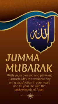 jumma , jumma Mubarak,juma mubarak Instagram Story template