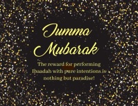 Jumma Mubarak, Juma Mubarak Flyer (US Letter) template