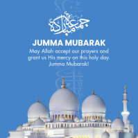 Jumma Mubarak Instagram Post template