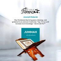 Jummah Mubarak Instagram Post template