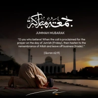 Jummah Mubarak Instagram-Beitrag template