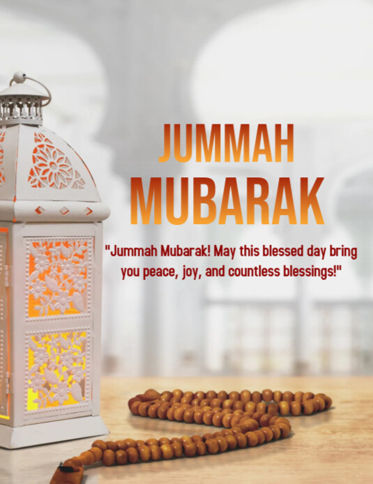 Jummah Mubarak Flyer Template 2025 Pamflet (VSA Brief)