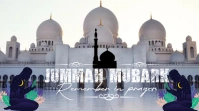 Jummah mubark Digital Display (16:9) template