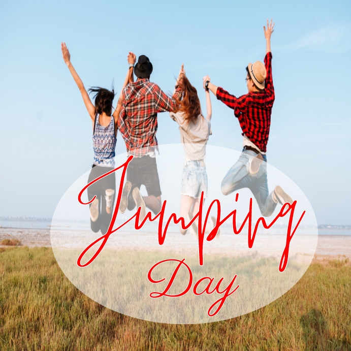 Jump Day Instagram Post template
