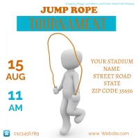 Jump rope Template | PosterMyWall