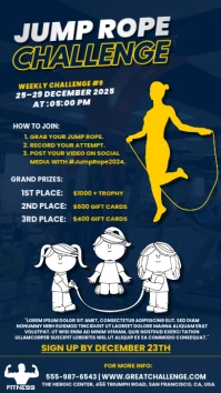 Jump Rope Challenge Estado do WhatsApp template