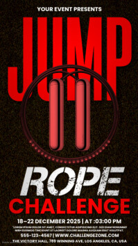 Jump Rope Challenge Template | PosterMyWall