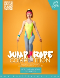 Jump Rope Event Poster JUMP ROPE FLYER TEMPLATES | PosterMyWall